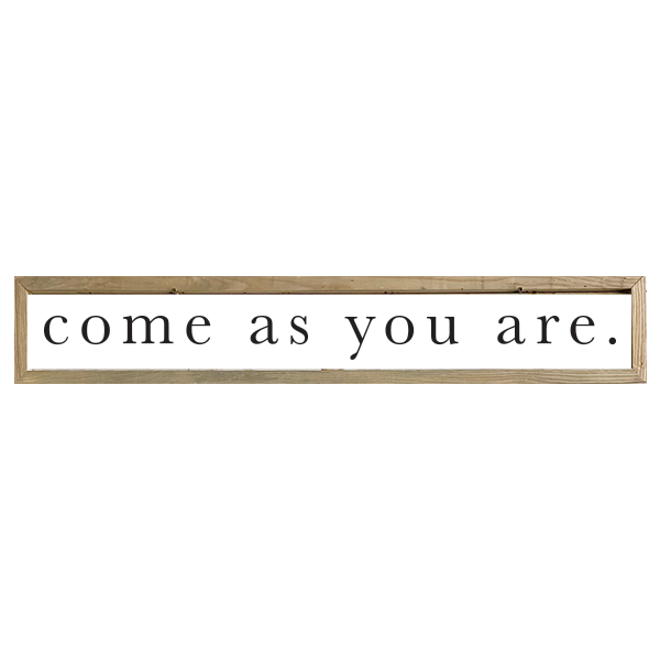 41x7 Thin Oak | White Canvas