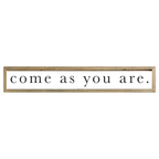 41x7 Thin Oak | White Canvas