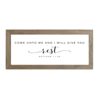 16x7 Thin Oak | White Canvas