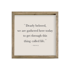 16x16 Thin Oak | Natural Canvas