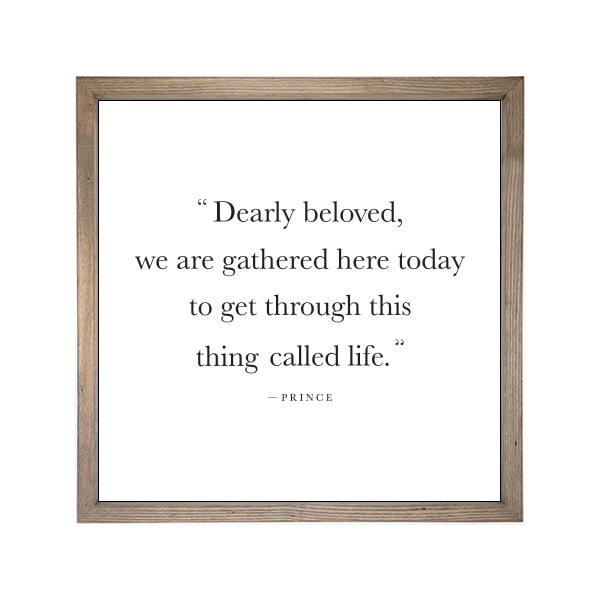 24x24 Thin Oak | White Canvas