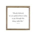 16x16 Thin Oak | White Canvas