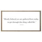 35x18 Thin Oak | White Canvas