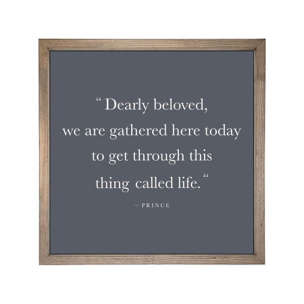 24x24 Thin Oak | Charcoal Canvas