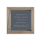 8x8 Thin Oak | Charcoal Canvas