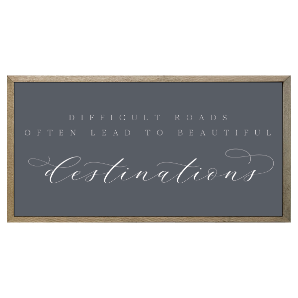 35x18 Thin Oak | Charcoal Canvas