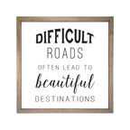 24x24 Thin Oak | White Canvas