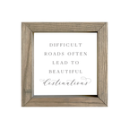 8x8 Thin Oak | White Canvas