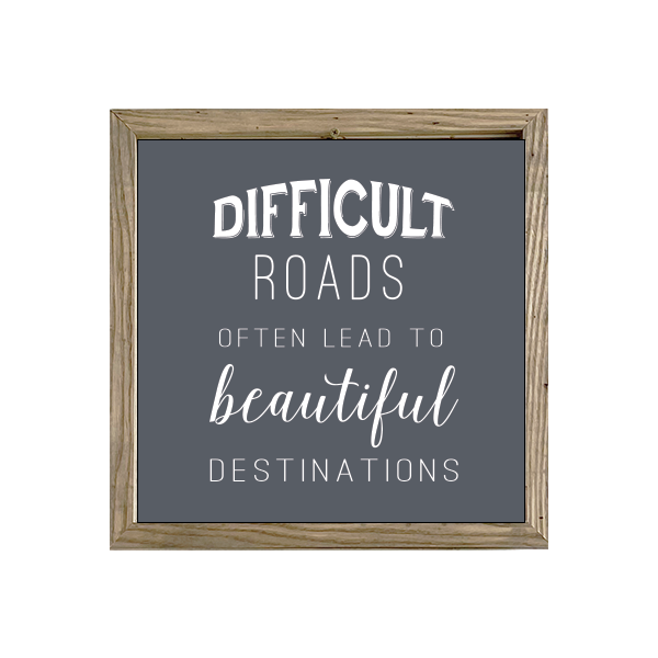 16x16 Thin Oak | Charcoal Canvas