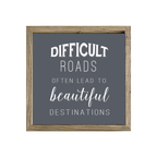 16x16 Thin Oak | Charcoal Canvas