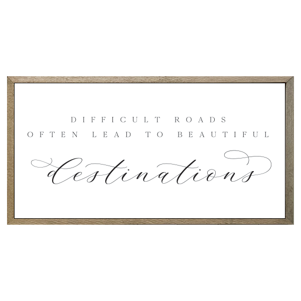 35x18 Thin Oak | White Canvas