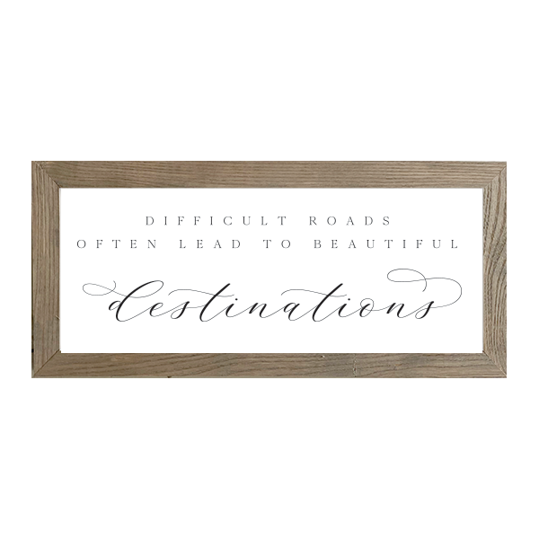 16x7 Thin Oak | White Canvas