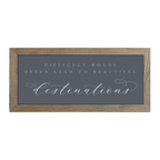 16x7 Thin Oak | Charcoal Canvas