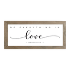 16x7 Thin Oak | White Canvas