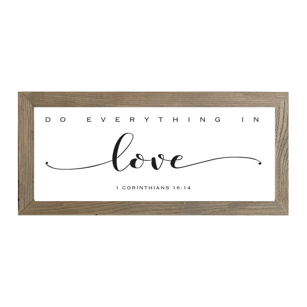 16x7 Thin Oak | White Canvas