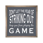 24x24 Thin Oak | Charcoal Canvas