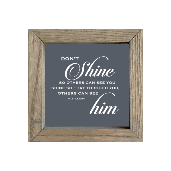 8x8 Thin Oak | Charcoal Canvas