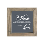 8x8 Thin Oak | Charcoal Canvas