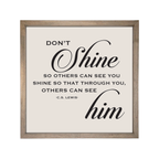 24x24 Thin Oak | Natural Canvas