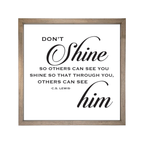 24x24 Thin Oak | White Canvas