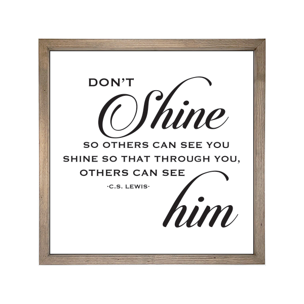 24x24 Thin Oak | White Canvas