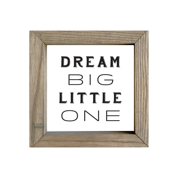 8x8 Thin Oak | White Canvas