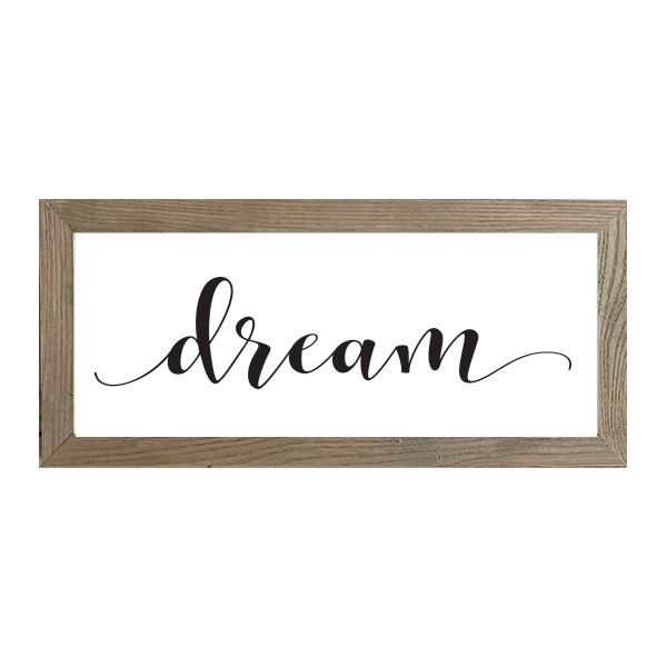 16x7 Thin Oak | White Canvas