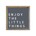 16x16 Thin Oak | Charcoal Canvas