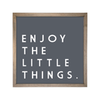 24x24 Thin Oak | Charcoal Canvas