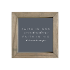 8x8 Thin Oak | Charcoal Canvas