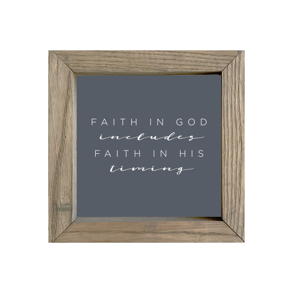 8x8 Thin Oak | Charcoal Canvas