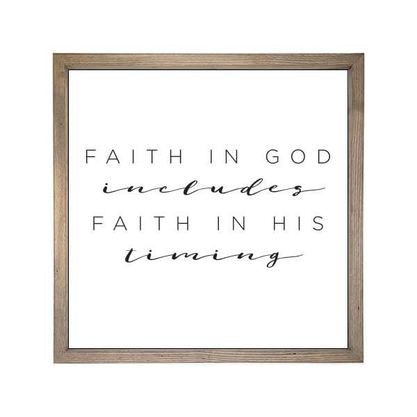 24x24 Thin Oak | White Canvas