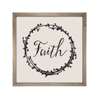 24x24 Thin Oak | Natural Canvas