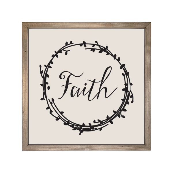 24x24 Thin Oak | Natural Canvas