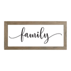 16x7 Thin Oak | White Canvas