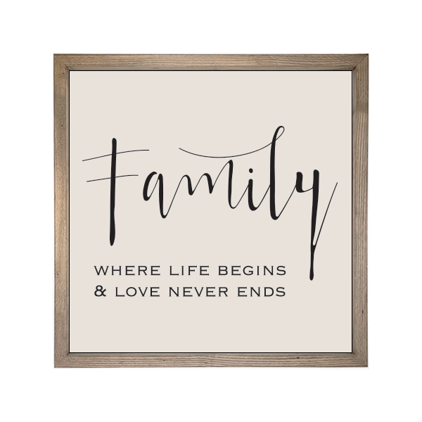 24x24 Thin Oak | Natural Canvas