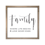 24x24 Thin Oak | White Canvas