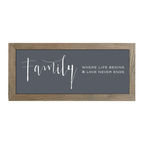 16x7 Thin Oak | Charcoal Canvas