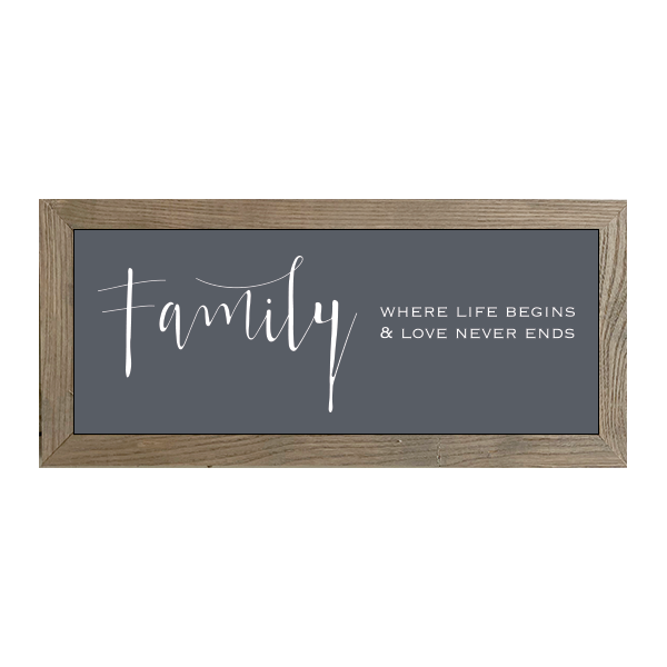 16x7 Thin Oak | Charcoal Canvas