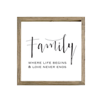 16x16 Thin Oak | White Canvas