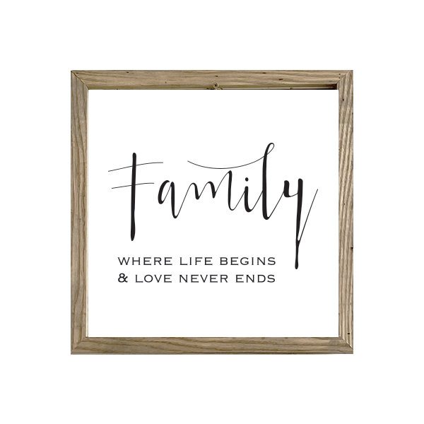 16x16 Thin Oak | White Canvas