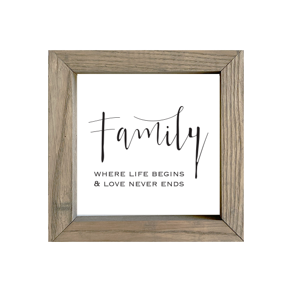 8x8 Thin Oak | White Canvas