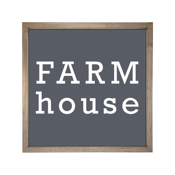 24x24 Thin Oak | Charcoal Canvas