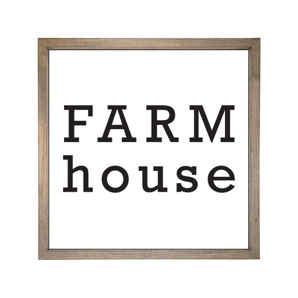 24x24 Thin Oak | White Canvas