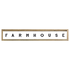 41x7 Thin Oak | White Canvas