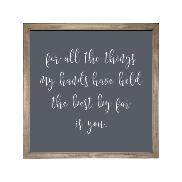 24x24 Thin Oak | Charcoal Canvas