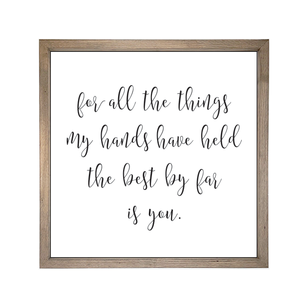 24x24 Thin Oak | White Canvas