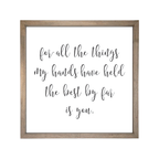 24x24 Thin Oak | White Canvas