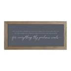 16x7 Thin Oak | Charcoal Canvas