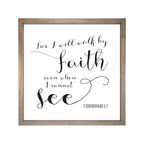 24x24 Thin Oak | White Canvas